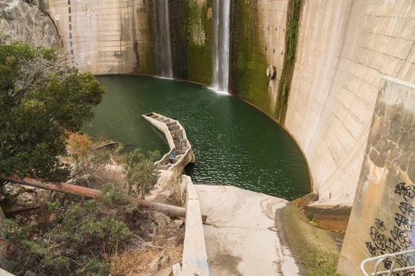 Verlaten Verouderde Matilija Dam Bijgebouwen Ojai Californië — Stockfoto