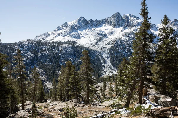 Montañas Bosques Alrededor Del Lago Shadow Desierto Ansel Adams — Foto de Stock