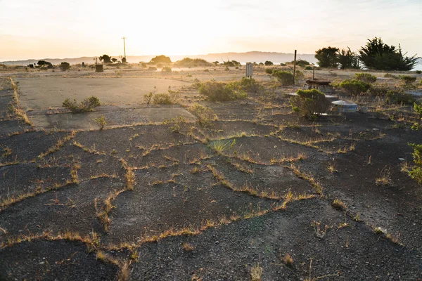 Base Militar Abandonada Sitio Lanzamiento Misiles Angel Island — Foto de Stock