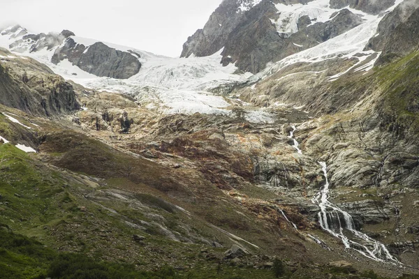 Tour Mont Blanc Unique Trek Approximately 200Km Mont Blanc Passing — стоковое фото