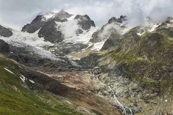 Tour Mont Blanc Μοναδικό Οδοιπορικό Περίπου 200 Χιλιομέτρων Γύρω Από — Φωτογραφία Αρχείου