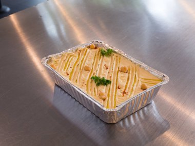 Babaganoush çanak yakın 