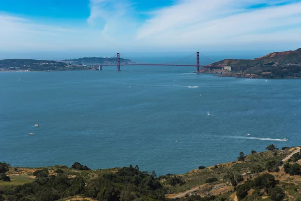 Golden Gate Bridge Seen Angel Island Bay — Stock Photo, Image