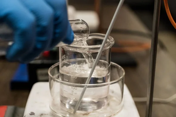 Chemistry Being Prepared Wet Darkroom Photography — Stock Photo, Image