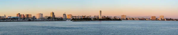 Πανόραμα Του Λιμανιού Long Beach Όπως Φαίνεται Από Ένα Σκάφος — Φωτογραφία Αρχείου