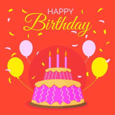 Mutlu yıllar renkli pankart tasarımı, Vektör