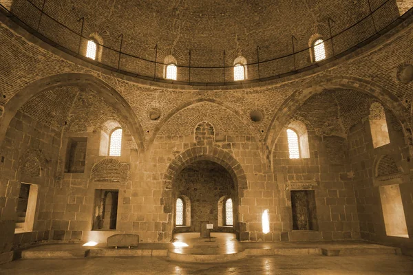 Altar Complexo Mesquita Fortaleza Castelo Akhaltsikhe Rabati Com Efeito Tom — Fotografia de Stock