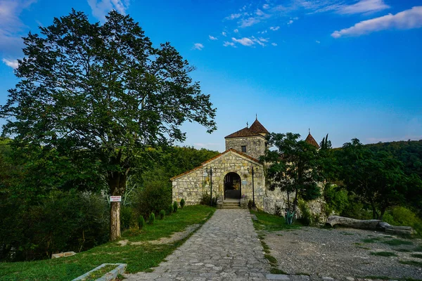 Église Monastère Motsameta Vue Commune Entrée Porte Principale — Photo