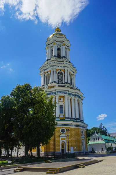 Kiev Große Lavra Glockenturm Frontal Gemeinsame Ansicht — Stockfoto