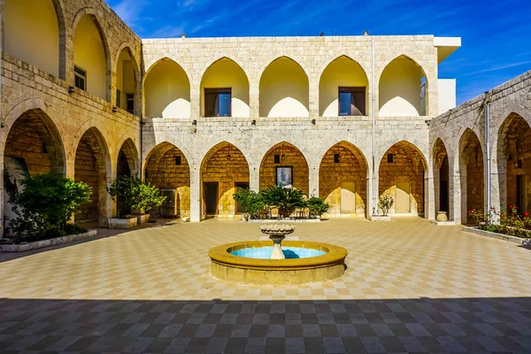 Hamat Our Lady Noorieh Greek Orthodox Monastery Courtyard — стоковое фото