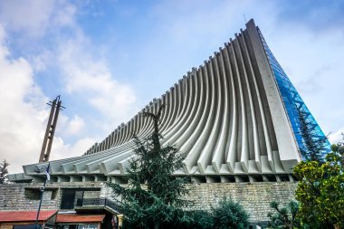 Lübnan Marian tapınak hac sitesi kutsal kilise Harissa Our Lady
