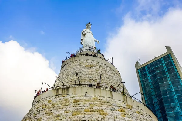 Lübnan Marian tapınak hac sitesi anıt görünümü Harissa Our Lady