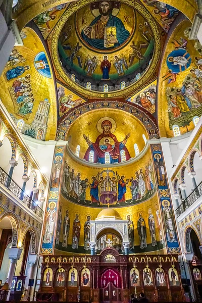 Harissa Nuestra Señora Del Líbano Santuario Mariano Lugar Peregrinación Basílica — Foto de Stock