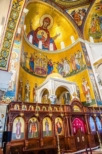 Harissa Nuestra Señora Del Líbano Santuario Mariano Lugar Peregrinación Basílica — Foto de Stock