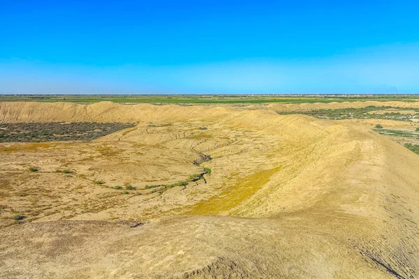 Mary Turkmenistan Gyaur Kala Città Mura Fortezza Degli Zoroastriani — Foto Stock