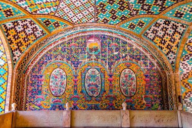 Tahran Gülistan Sarayı Howz hane gölet ev yaz odası