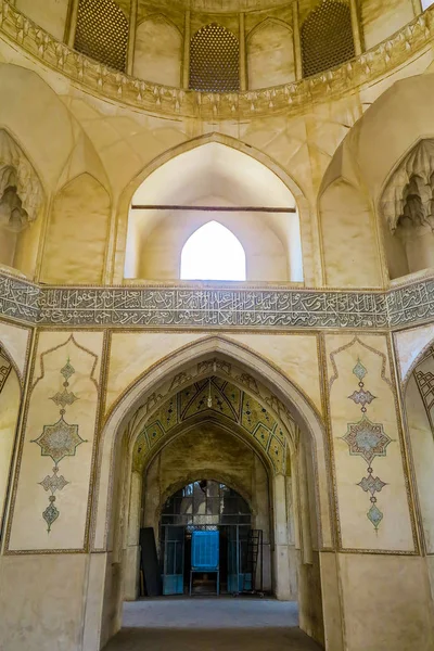 Kashan Agha Bozorg Mesquita Vista Interior Ponto — Fotografia de Stock