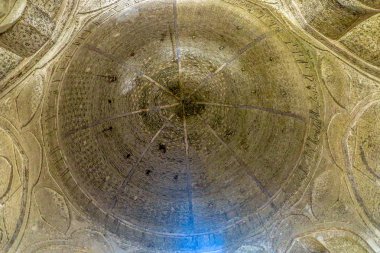 Isfahan Masjed-e Jameh Mosque Old Brick Ceiling clipart