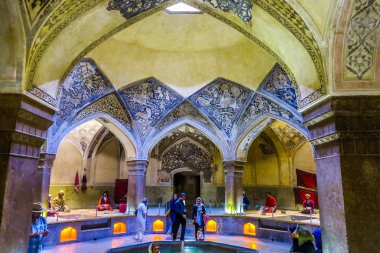 Shiraz Vakil banyo ev tavan mavi renk süsleme ayağı ile