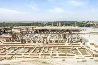 Persepolis tarihi Site bir yüz sütunlar sütunlar salonu