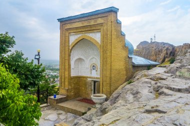 Oş Süleyman dağ çok tahta Türbesi Şir Namey View Point Rock