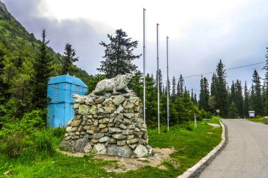 Ala Arça Alpine Ulusal Park peyzaj Bişkek Tian Shan dağ orman Snow Leopard ile yakın
