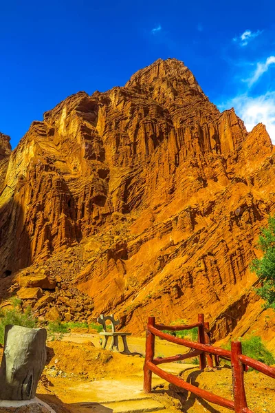 Tianshan Μυστηριώδη Grand Canyon Τοπίο Μαγευτικό Γραφικό Άποψη — Φωτογραφία Αρχείου