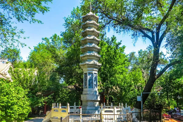 Urumçi Insanların Halk Parkı Yedi Katlı Pagoda — Stok fotoğraf