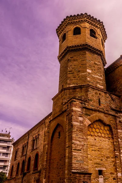 Thessaloniki Hagia Sophia Church Former Minaret Serving Bell Tower — Stock Photo, Image