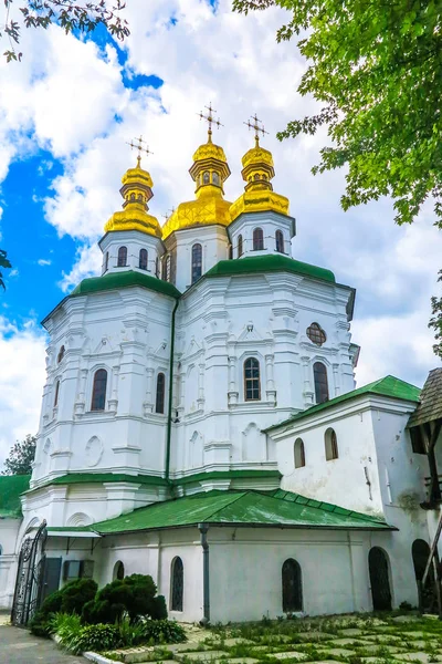 Kiev Pechersk Groot Lavra Complex Alle Heiligen Kerk Kant Bekijken — Stockfoto