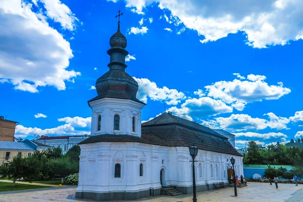 Kiev Saint Michael Gouden Koepels Kloosterkerk Refter Van Saint John — Stockfoto