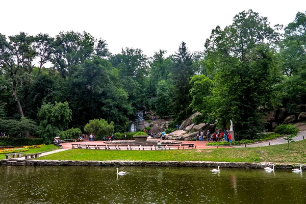 Uman Arboretum Sofiyivka National Park English Landscape Garden Nyzhnii Stav — Stock Photo, Image