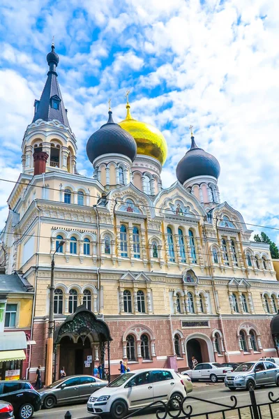 Odessa Heiliger Panteleimon Mönch Kloster Frontal Mit Blauem Himmel Weiße — Stockfoto