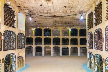 Milestii MICI şaraphane şaraplar endüstriyel kompleks Underground galerileri tüneller ve iç