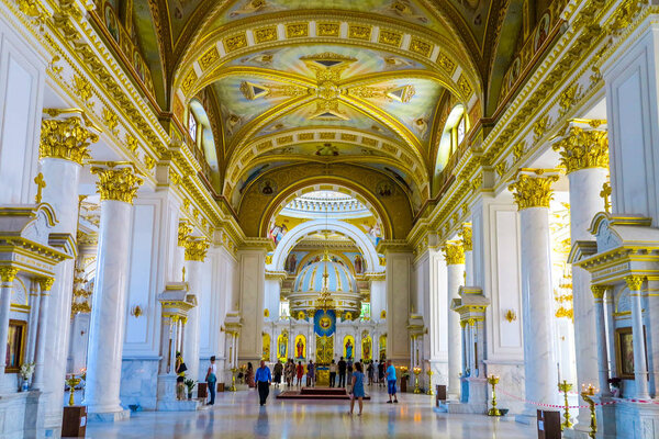 Odessa Spaso Preobrazhensky Cathedral Interior Altar Iconostasis View