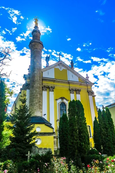 Kamianets Podilskyi Heilige Peter Und Paul Kathedrale Ehemalige Minarett Säule — Stockfoto