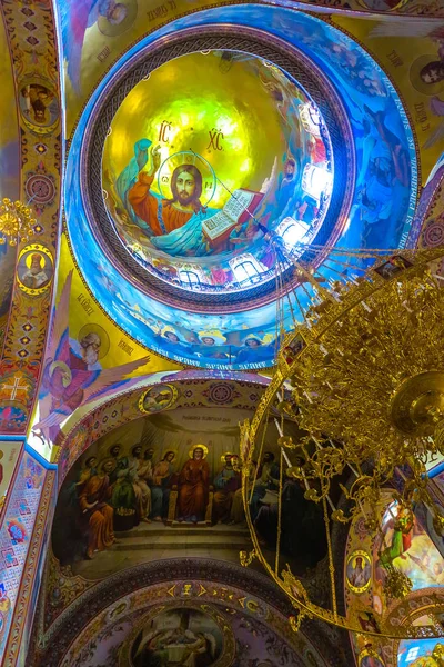 Chernivtsi Santa Ascensión Monasterio Banchensky Catedral Iglesia Fresco Vista Del — Foto de Stock