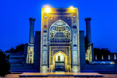 Samarkand Gur-e Amir Mausoleum 25 clipart