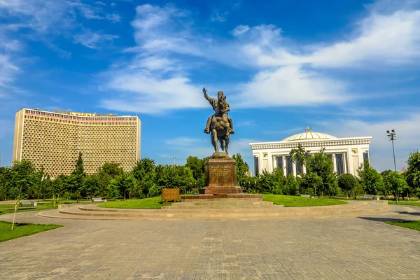Statua di Tashkent Amir Timur — Foto Stock
