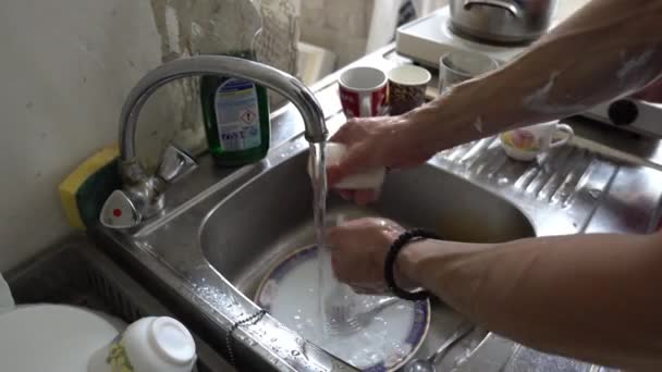 Washing Hands with Soap — Stock Video