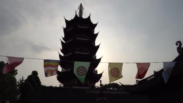 Kína Nanjing Temple 04 — Stock videók