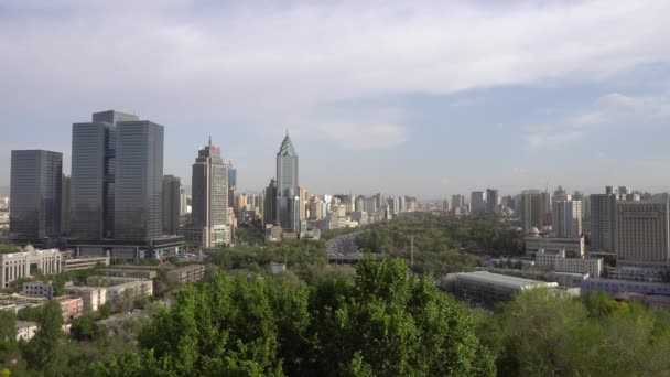 Čína Urumqi Cityscape 14 — Stock video