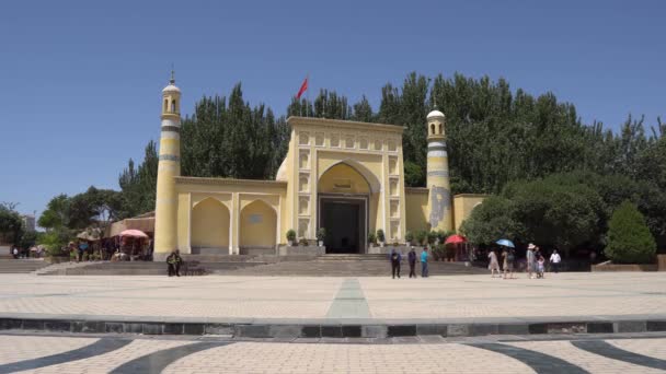 China kashgar-moskee 15 — Stockvideo