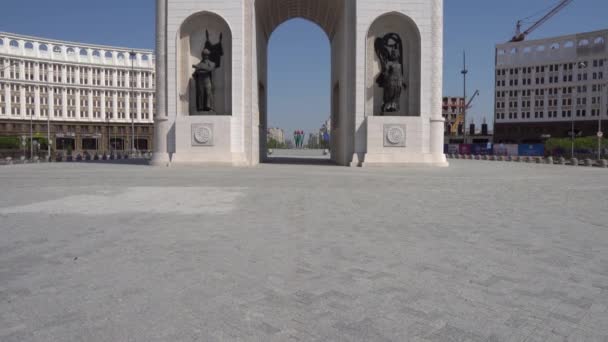 Nur-Sultan Triumphal Arc 11 — Wideo stockowe