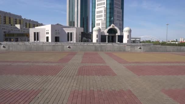 Nur-Sultan Senate Parliament 48 — Stock Video