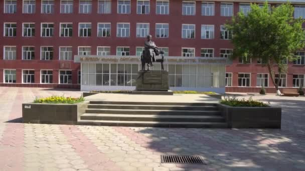 Shymkent Staatliche Universität 64 — Stockvideo