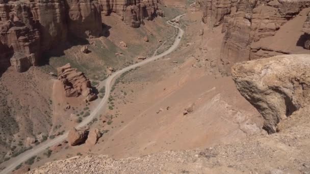 Charyn Canyon River 115 — Stockvideo