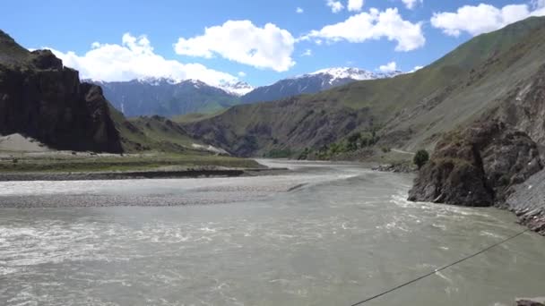 Qalai khumb zum khorugh pamir highway 29 — Stockvideo