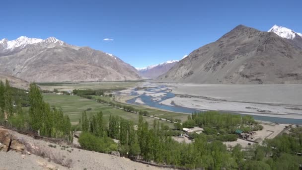 Pamir Highway Wakhan koridor 42 — Stock video