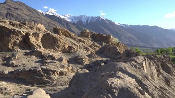 Pamir Highway Khakha fästning 47 — Stockvideo